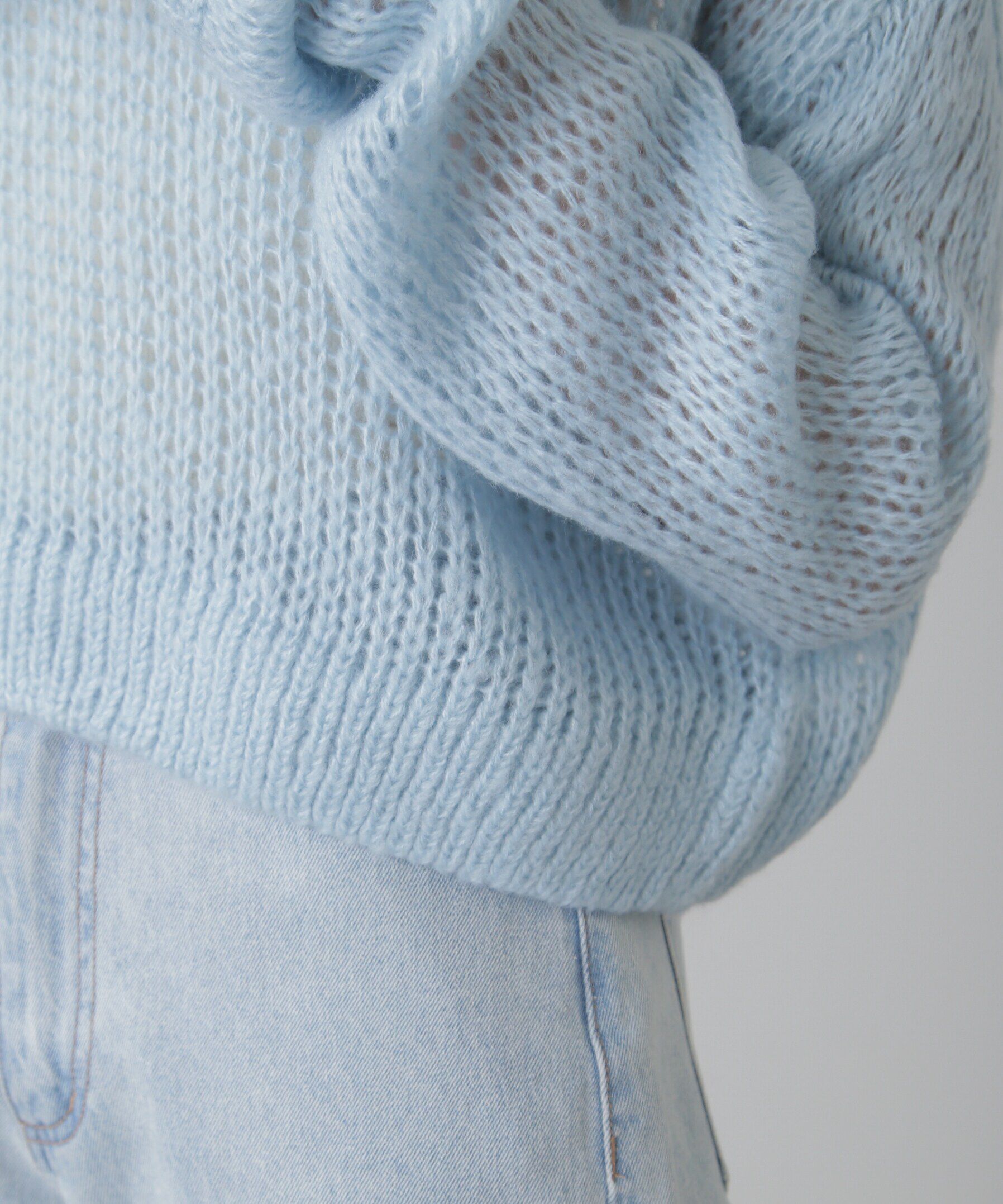  「シアーモヘヤライクニット」|ニット・セーター|