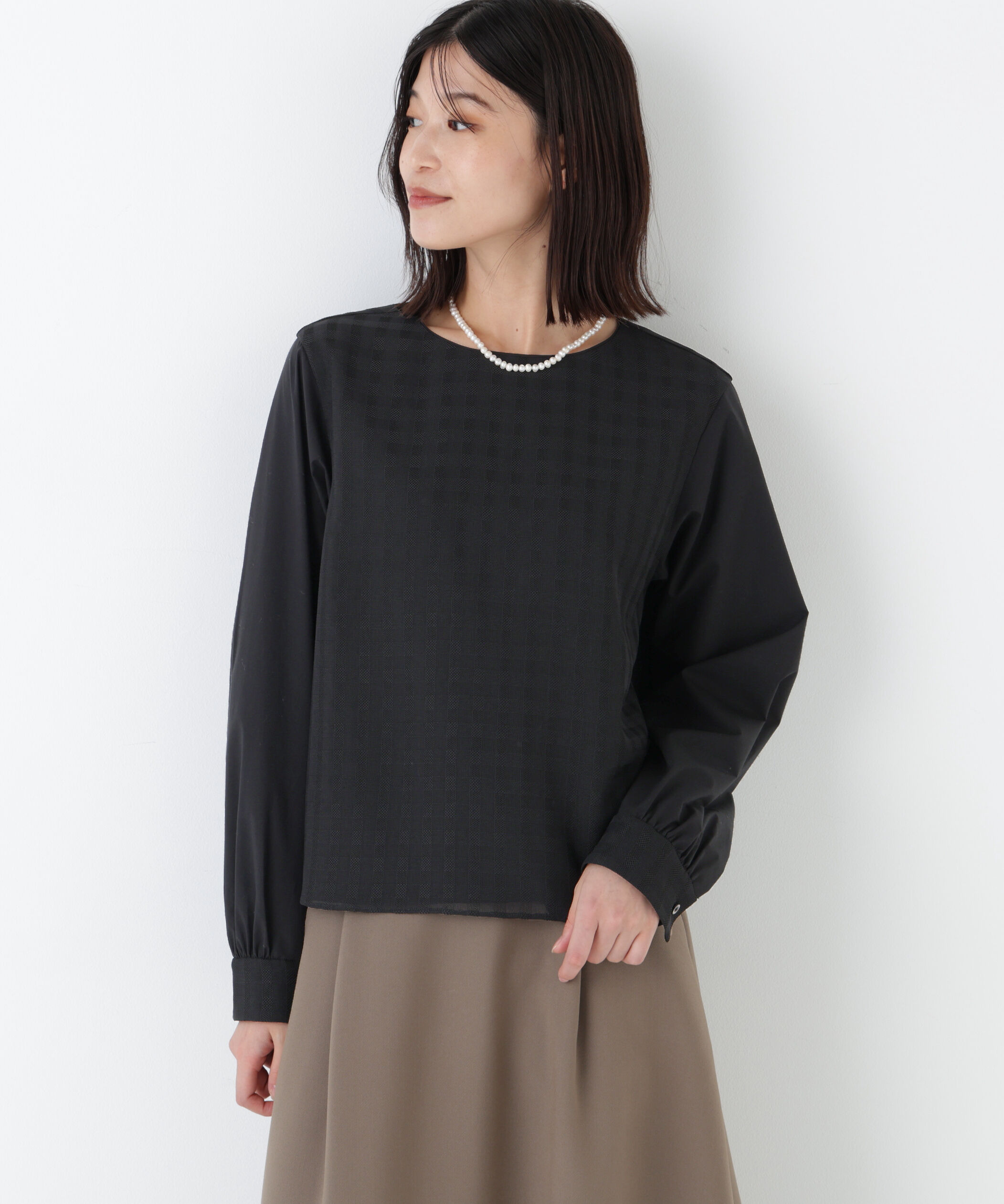  「◆レースドッキングプルオーバー」|シャツ・ブラウス|