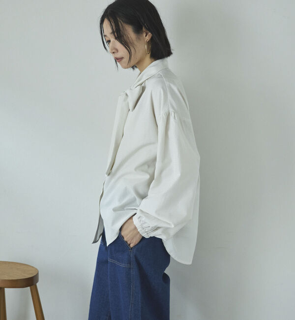 Doux archives「２ＷＡＹ　チェックボウタイブラウス」|シャツ・ブラウス|