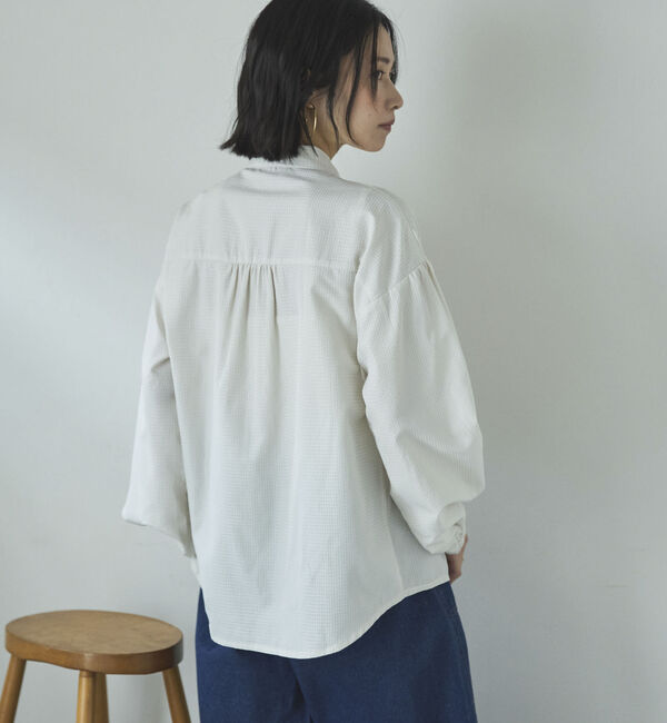Doux archives「２ＷＡＹ　チェックボウタイブラウス」|シャツ・ブラウス|