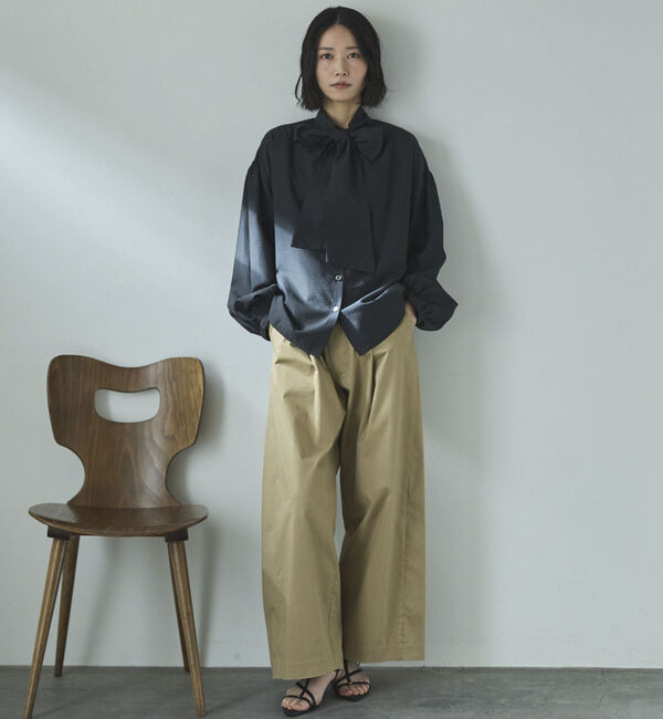 Doux archives「２ＷＡＹ　チェックボウタイブラウス」|シャツ・ブラウス|