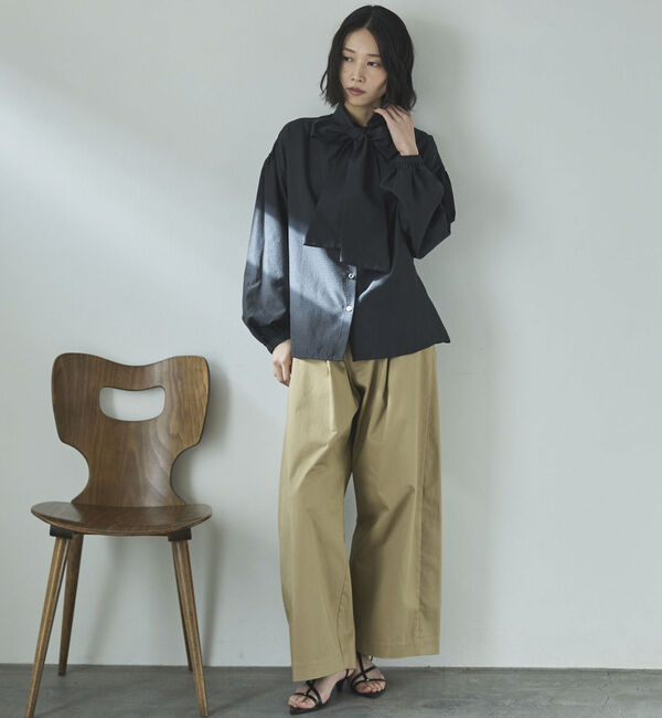 Doux archives「２ＷＡＹ　チェックボウタイブラウス」|シャツ・ブラウス|