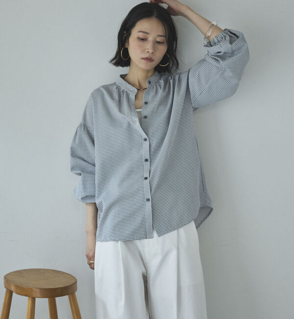Doux archives「２ＷＡＹ　チェックボウタイブラウス」|シャツ・ブラウス|