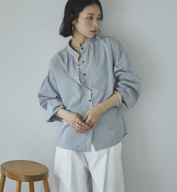 Doux archives「２ＷＡＹ　チェックボウタイブラウス」|シャツ・ブラウス|