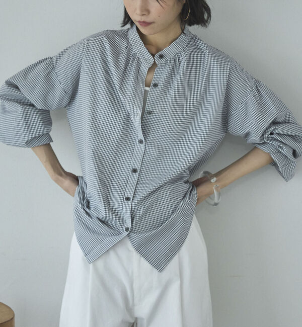 Doux archives「２ＷＡＹ　チェックボウタイブラウス」|シャツ・ブラウス|