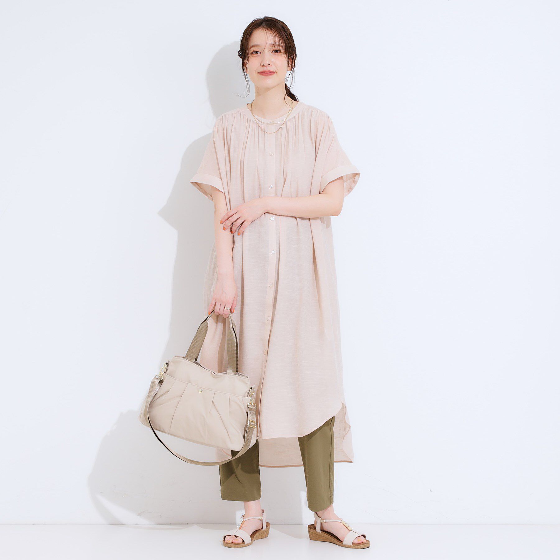 SHOO･LA･RUE「【撥水】ポケットタック2WAYトートバッグ」|トートバッグ|