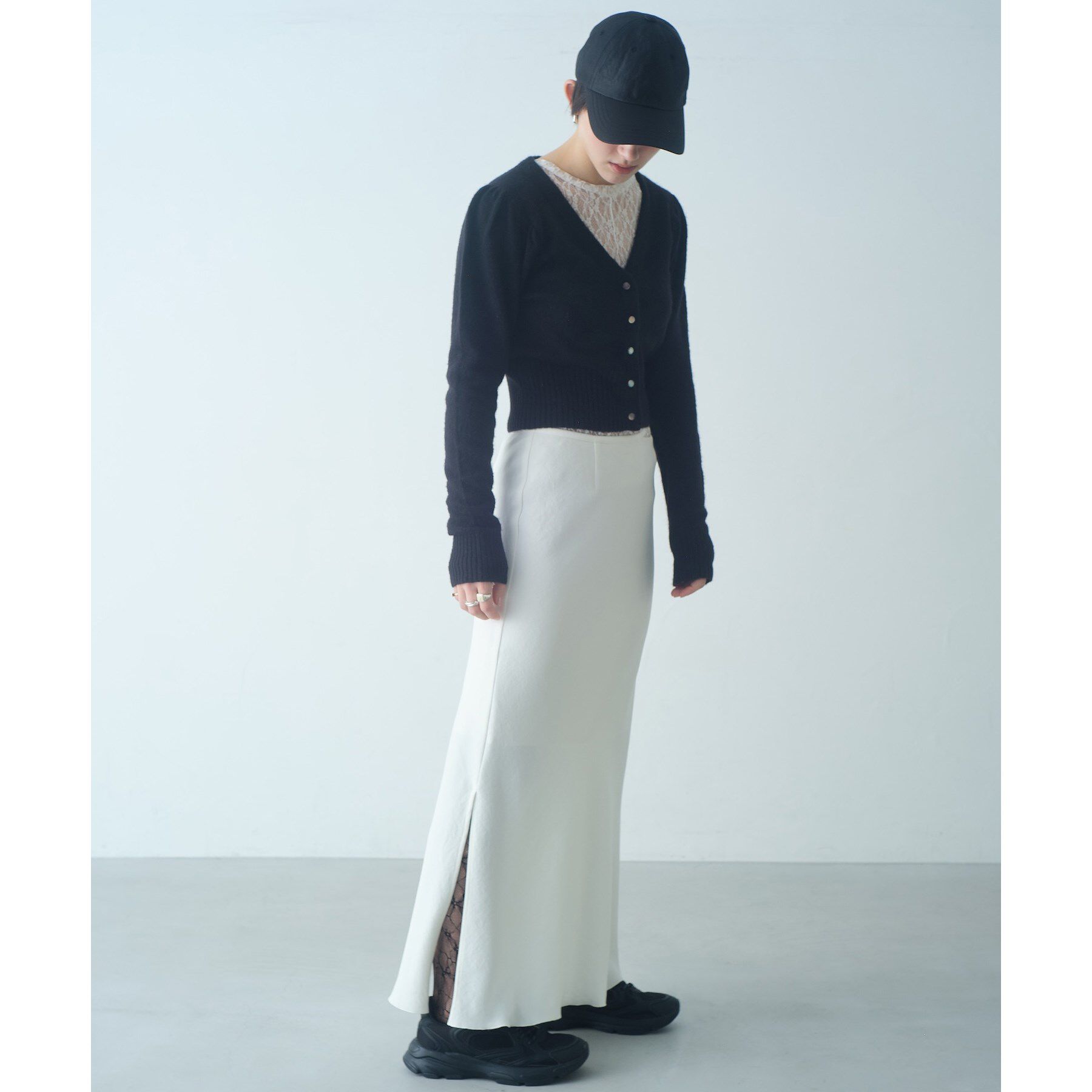 CODE A「【Re】easy－fit long skirt」|スカート|