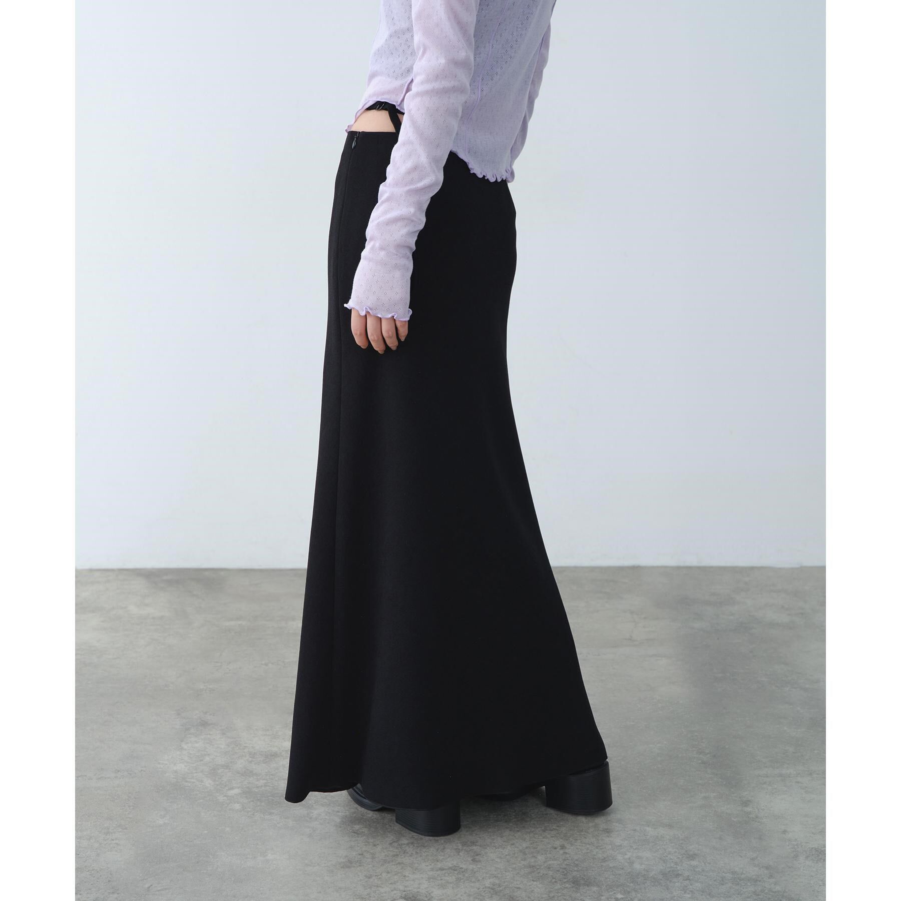 CODE A「【Re】easy－fit long skirt」|スカート|