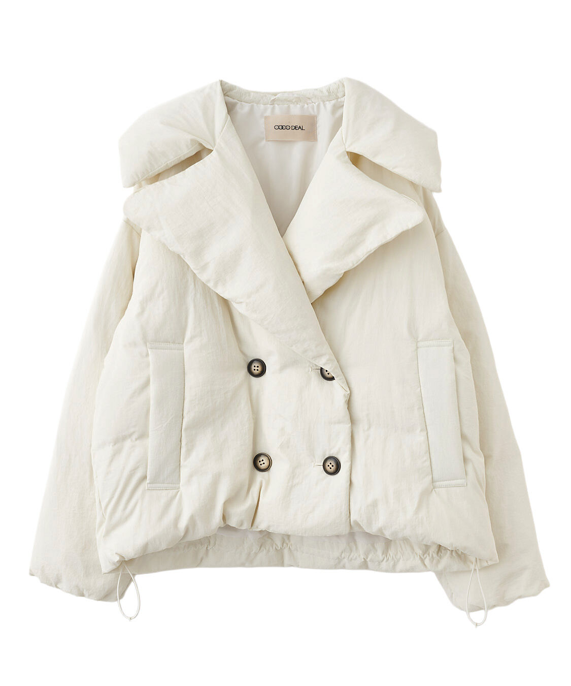 COCO DEAL「パファービッグカラーダウンコート」|ダウン|