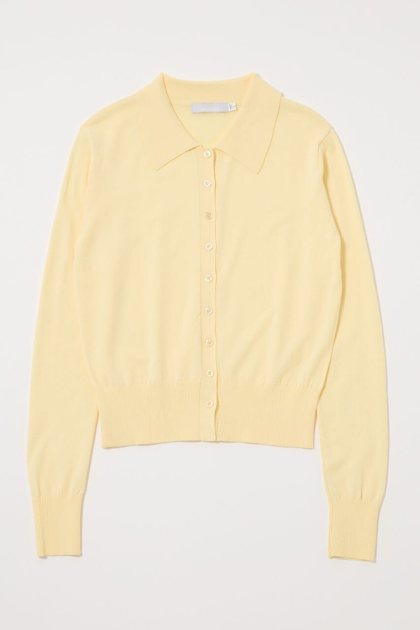 MOUSSY「HIGH GAUGE KNIT シャツ」|シャツ・ブラウス|