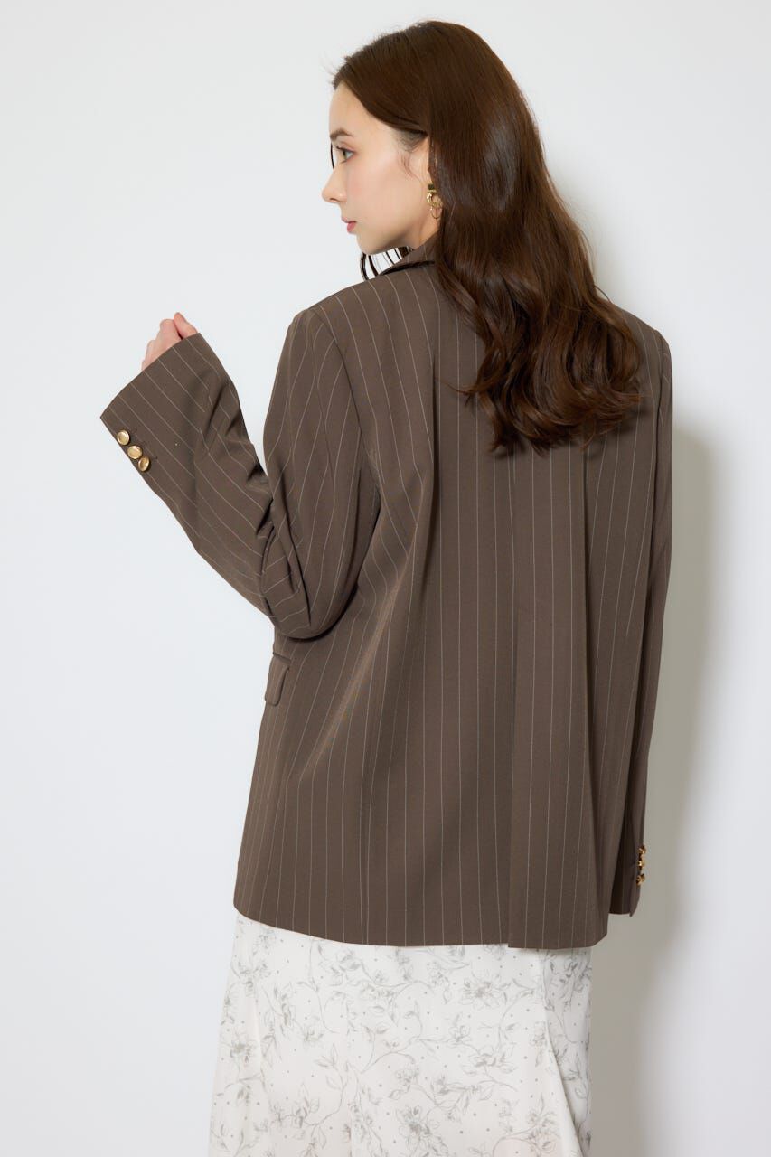 rienda「ピークドラペルダブルテーラードジャケット」|その他|