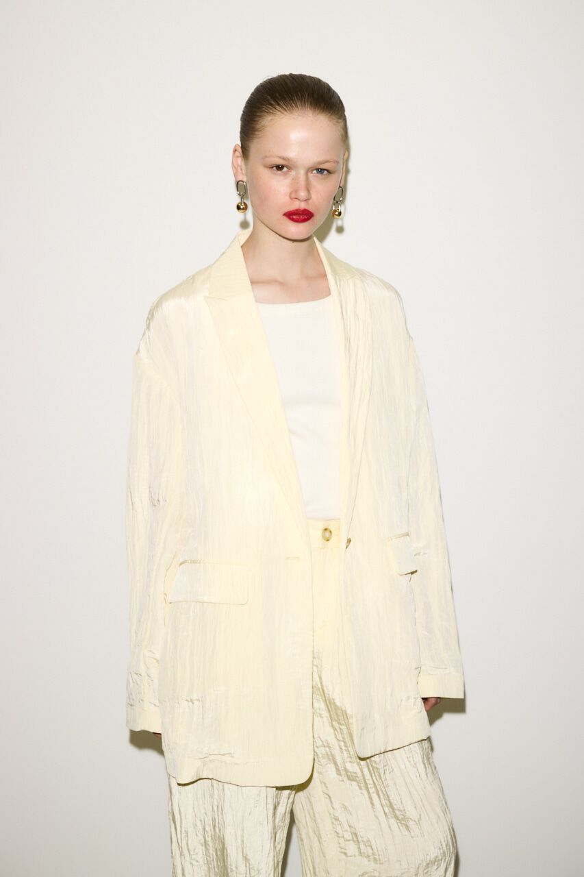 SLY「WRINKLE FINISH TAILOR ジャケット」|その他|ECRU