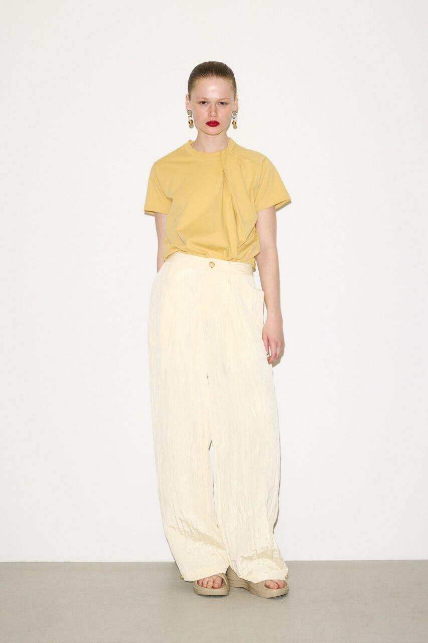 SLY「WRINKLE FINISH TUCKED パンツ」|その他|