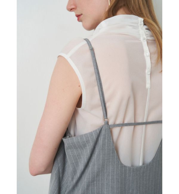 ELENDEEK「SHINY CAMI SET SHEER BL」|シャツ・ブラウス|