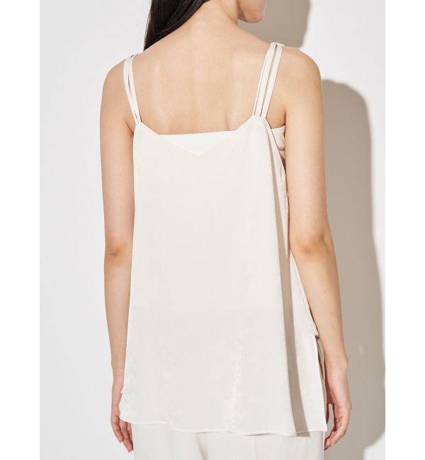 ELENDEEK「SATIN FLARED CAMI」|キャミソール|