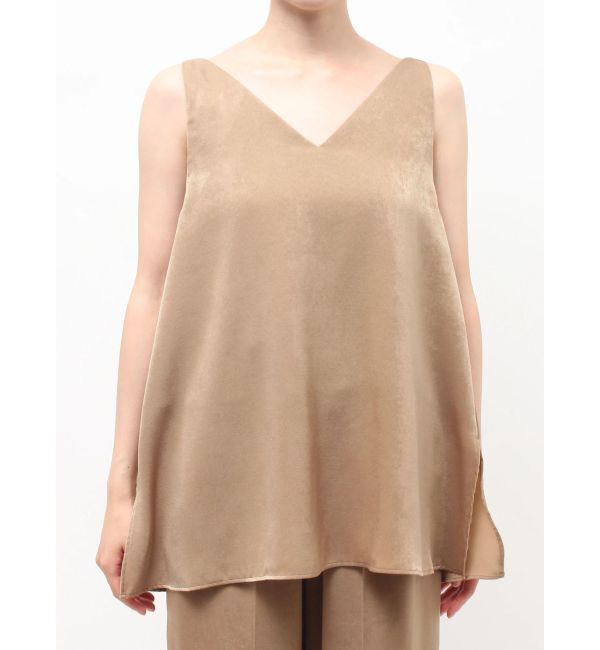 ELENDEEK「SATIN FLARED CAMI」|キャミソール|