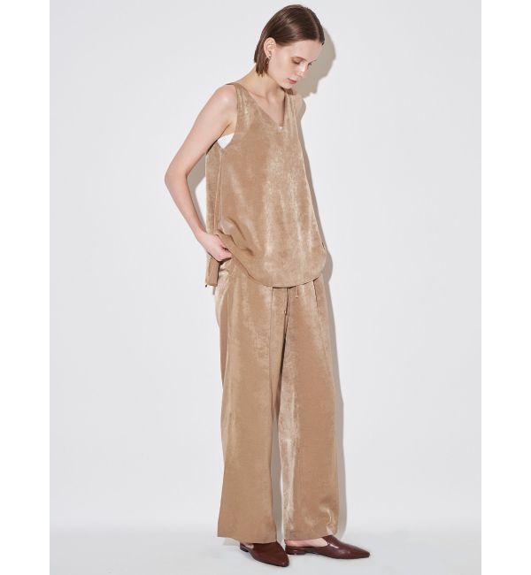 ELENDEEK「SATIN FLARED CAMI」|キャミソール|