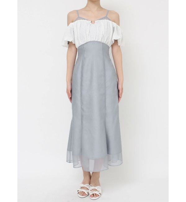 RESEXXY「チェックコンビマーメイドワンピース」|ワンピース|