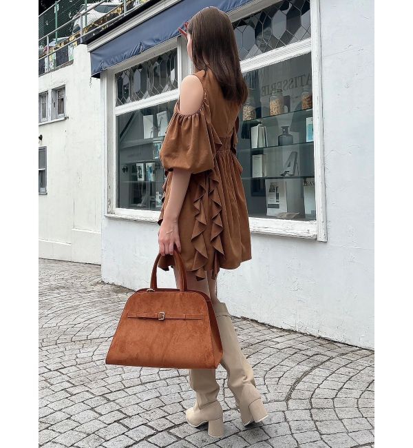 dazzlin「カタアキフリルミニワンピース」|ワンピース|