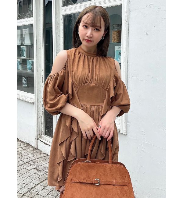 dazzlin「カタアキフリルミニワンピース」|ワンピース|