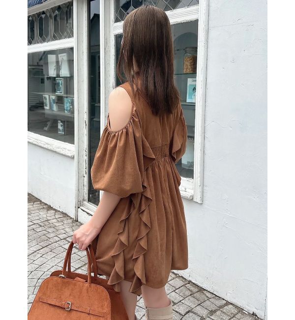 dazzlin「カタアキフリルミニワンピース」|ワンピース|