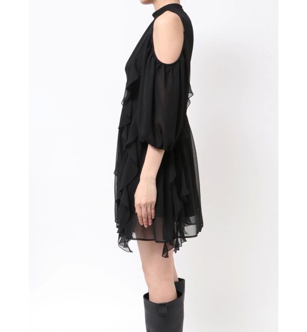 dazzlin「カタアキフリルミニワンピース」|ワンピース|