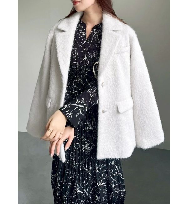 dazzlin「シャギーテーラージャケット」|テーラードジャケット|