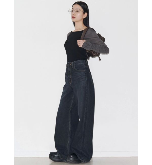EMODA「【VEQUM】RIM WIDE JEANS」|デニム|