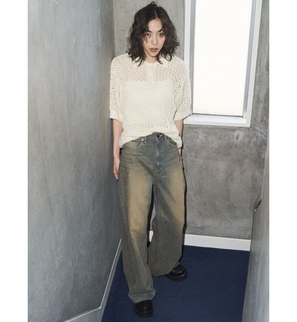 EMODA「【VEQUM】RIM WIDE JEANS」|デニム|