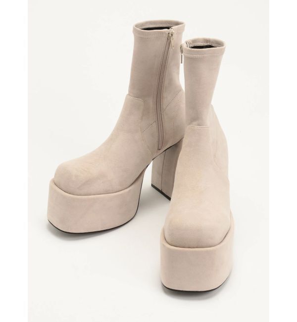 EMODA「バルキープランプショートフィットブーツ」|ショートブーツ|
