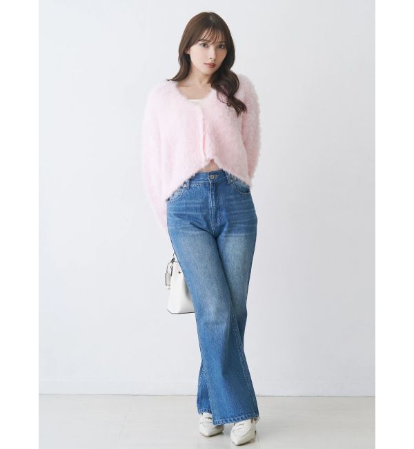 MERCURYDUO「デニムシューカットパンツ」|デニム|