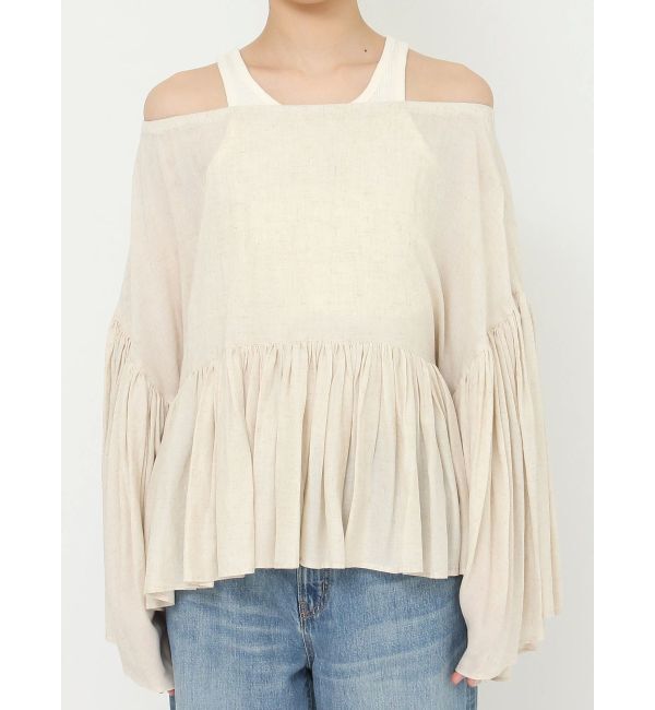 Ungrid「スリーブデザインオフショルブラウス」|シャツ・ブラウス|