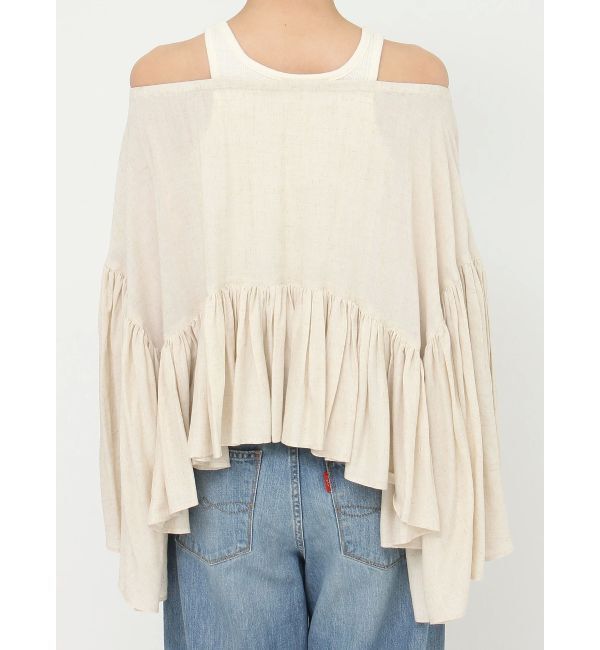 Ungrid「スリーブデザインオフショルブラウス」|シャツ・ブラウス|