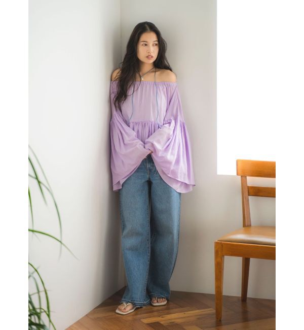 Ungrid「スリーブデザインオフショルブラウス」|シャツ・ブラウス|