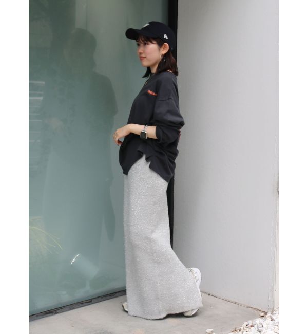 Ungrid「ラメニットアイラインスカート」|スカート|