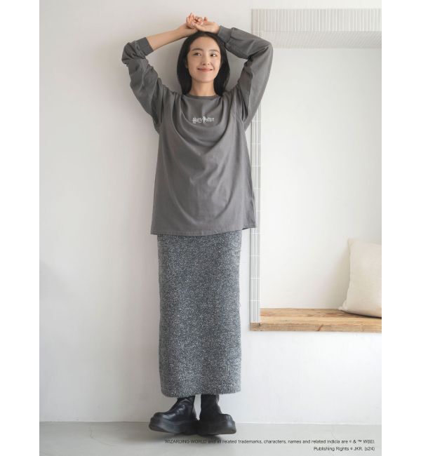 Ungrid「ラメニットアイラインスカート」|スカート|