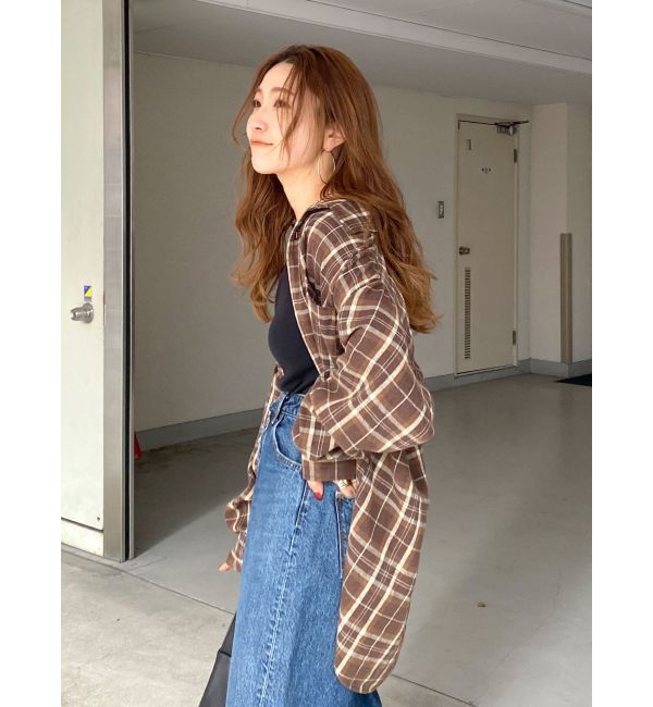 Ungrid「チェックルーズシャツ」|シャツ・ブラウス|
