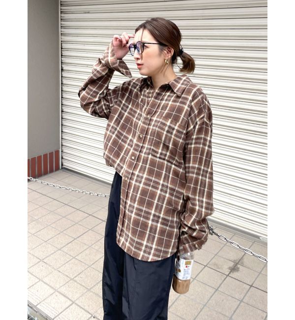 Ungrid「チェックルーズシャツ」|シャツ・ブラウス|