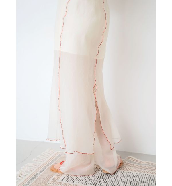 Ungrid「カラーパイピングシアーパンツ」|その他|