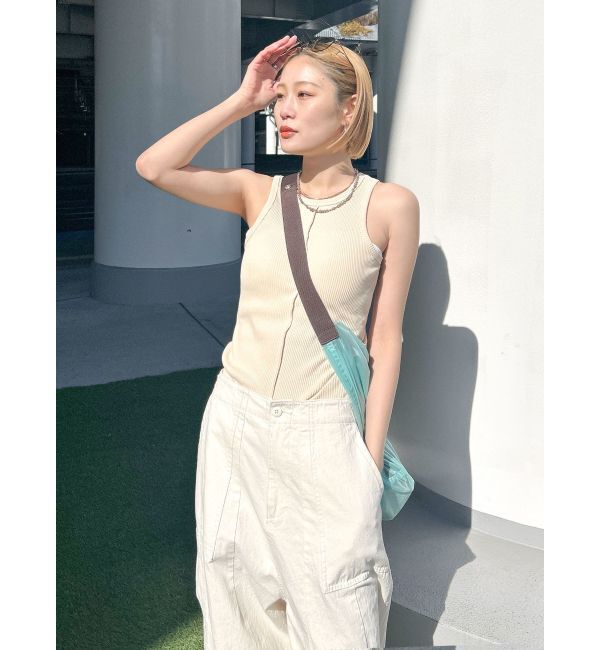 Ungrid「デザインカラータンクトップ」|タンクトップ|