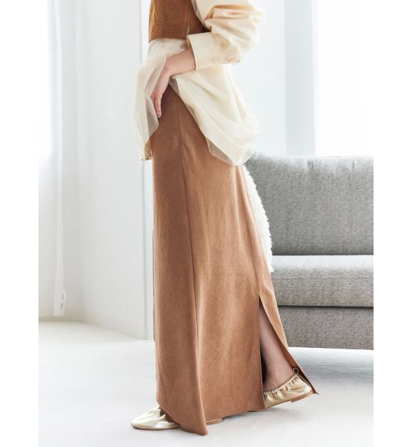 Ungrid「ピーチ起毛フィットスカート」|スカート|