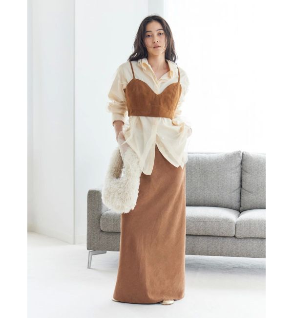 Ungrid「ピーチ起毛フィットスカート」|スカート|