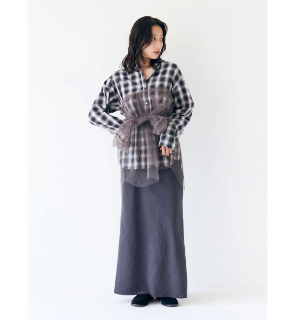 Ungrid「ピーチ起毛フィットスカート」|スカート|