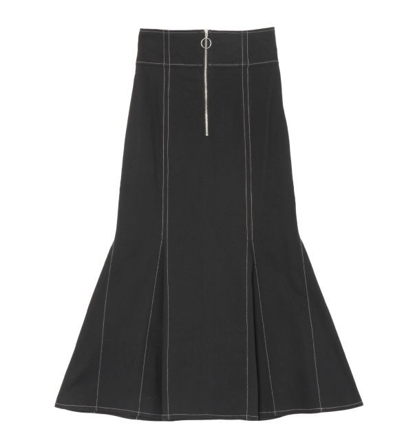 LAGUNAMOON「フロントZIPマーメイドスカート」|スカート|