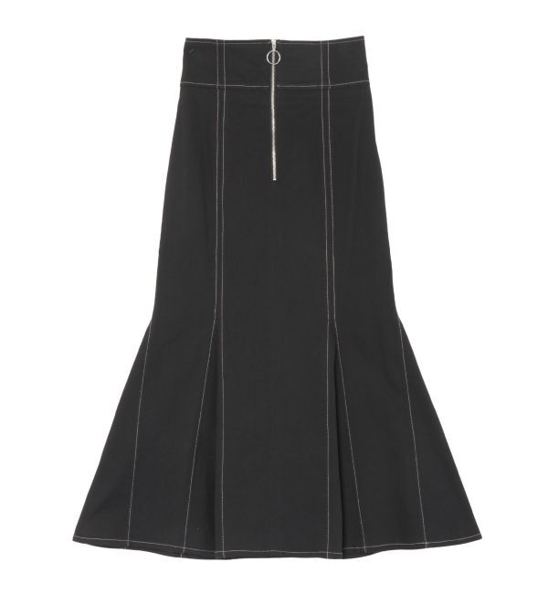 LAGUNAMOON「フロントZIPマーメイドスカート」|スカート|