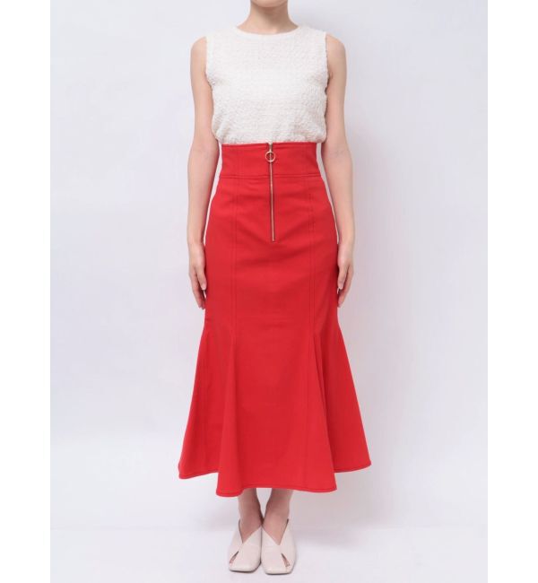 LAGUNAMOON「フロントZIPマーメイドスカート」|スカート|