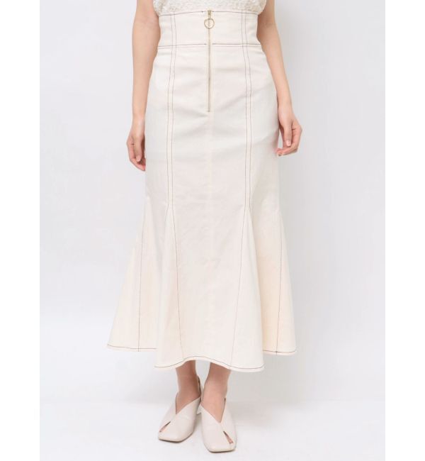 LAGUNAMOON「フロントZIPマーメイドスカート」|スカート|