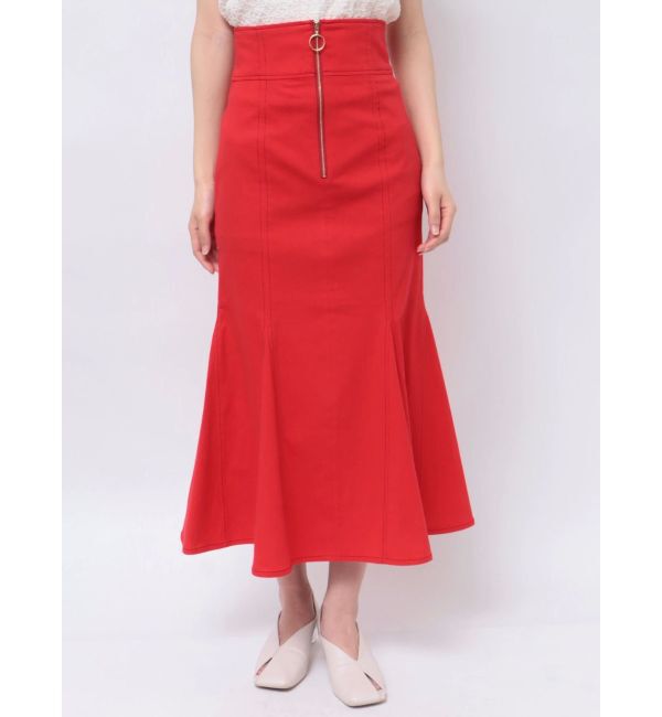 LAGUNAMOON「フロントZIPマーメイドスカート」|スカート|