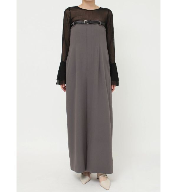 LAGUNAMOON「ベルトセットベアオールインワン」|ワンピース|