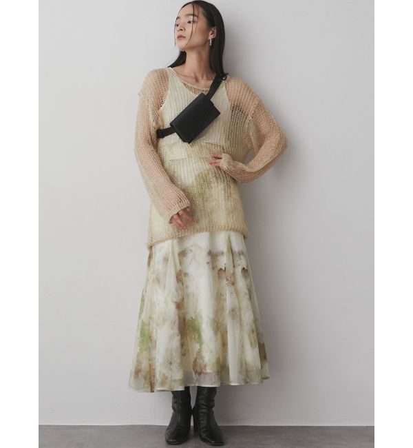 LAGUNAMOON「モヘヤラフニットプルオーバー」|ニット・セーター|